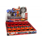 Súprava 2v1 Auto Robot a Transformers – červený, oranžový